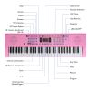 61 Keys Digital Music Keyboard Electric Piano Electronic Musical Instrument Kids Learning Keyboard with Microphone for 3-12 Year Old Kids Girls Boys