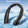 Neck Fan, 6 Speeds Adjustable Portable Personal Fan Rechargeable, Faster Cooling Wearable Fan, Ultra Quiet for Home, Office, Travel, Outdoor