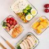 10 Pack Glass Meal Prep Containers with Lids – Glass Food Storage Containers, Airtight Glass Lunch Bento Boxes for Food and Utensil Transport