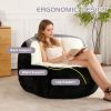 Oversized Bean Bag Chairs,Multicolor Faux Fur Couch Filled with Shredded Sponge,Large Lounger Sofa For Living Room,No Assembly Required