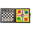 3 In 1 Game Magnetic Travel Chess Game, Foldable Portable Chess Board Game for Kids, Entertaining Road Trip Toys, Travel Games