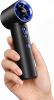 Portable Handheld Turbo Fan, 100 Gear High Speed, Up to 12H Rechargeable Personal Fan with Digital Display, Detachable Base & Lanyard