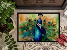 NEW Peacock Doormat Front Door Mat Indoor Outdoor Rugs for Entryway, Non Slip Washable Low Pile, 18H X 27W