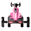 12V electric Kids Pedal Go Kart, Folder Go Kart, Outdoor Ride on Toy with Adjustable Seat
