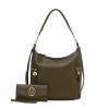 MKF Collection Ophelia Vegan Leather Women Hobo Bag with Wallet by Mia K