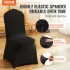 VEVOR Stretch Spandex Folding Chair Covers, Universal Fitted Chair Cover, Removable Washable Protective Slipcovers, for Wedding, Holiday, Banquet