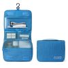 Hanging Travel Toiletry Bag, Large Capacity Water Resistant Cosmetic Organizer Bag with Hook for Bathroom Shower Business Trip