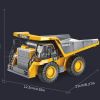 2.4G Remote Control; High Tech 11 Channels RC Excavator Dump Trucks Bulldozer Alloy Plastic Engineering Vehicle Electronic Toys For Boy Gifts