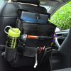 "Premium Car Organizer 2025 – Soft Textured, 6+ Compartments for Travel Essentials – Fits SUVs/Sedans"