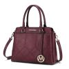 MKF Collection Elodie Triple Compartment Women's Tote Bag by Mia k