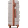 Luggage Sets New Model ABS Hardshell 3pcs Clearance Luggage Hardside Lightweight Durable Suitcase sets Spinner Wheels Suitcase with TSA Lock 20''24''2