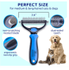 Pat Your Pet Deshedding Dog Brush For Shedding – Cat Brushes For Indoor Cats
