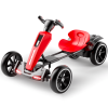 12V electric Kids Pedal Go Kart, Folder Go Kart, Outdoor Ride on Toy with Adjustable Seat