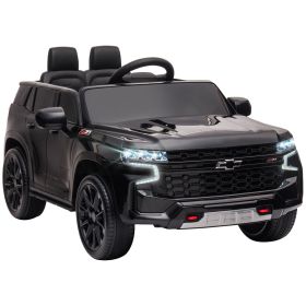 Aosom Chevrolet TAHOE Licensed Kids Ride on Car, 12V Battery Powered Kids Electric Car with Remote Control, Music, Lights, Horn (Color: as Pic)