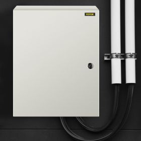 NEMA Steel Enclosure, 20 X 16 X 8'' NEMA 4X Steel Electrical Box, IP66 Waterproof & Dustproof, Outdoor/Indoor Electrical Junction Box, With Mount (Option: Grey)